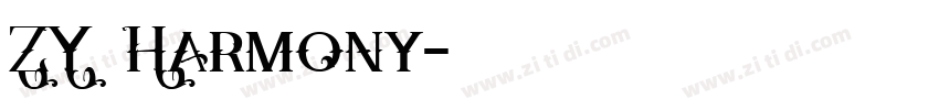 ZY Harmony字体转换